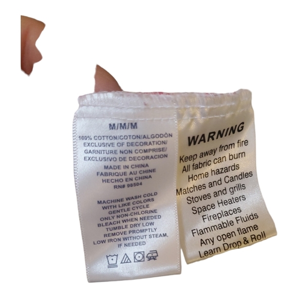 Lanz Vintage Tyrolean Cotton Flannel Robe Size Medium M - Picture 9 of 9